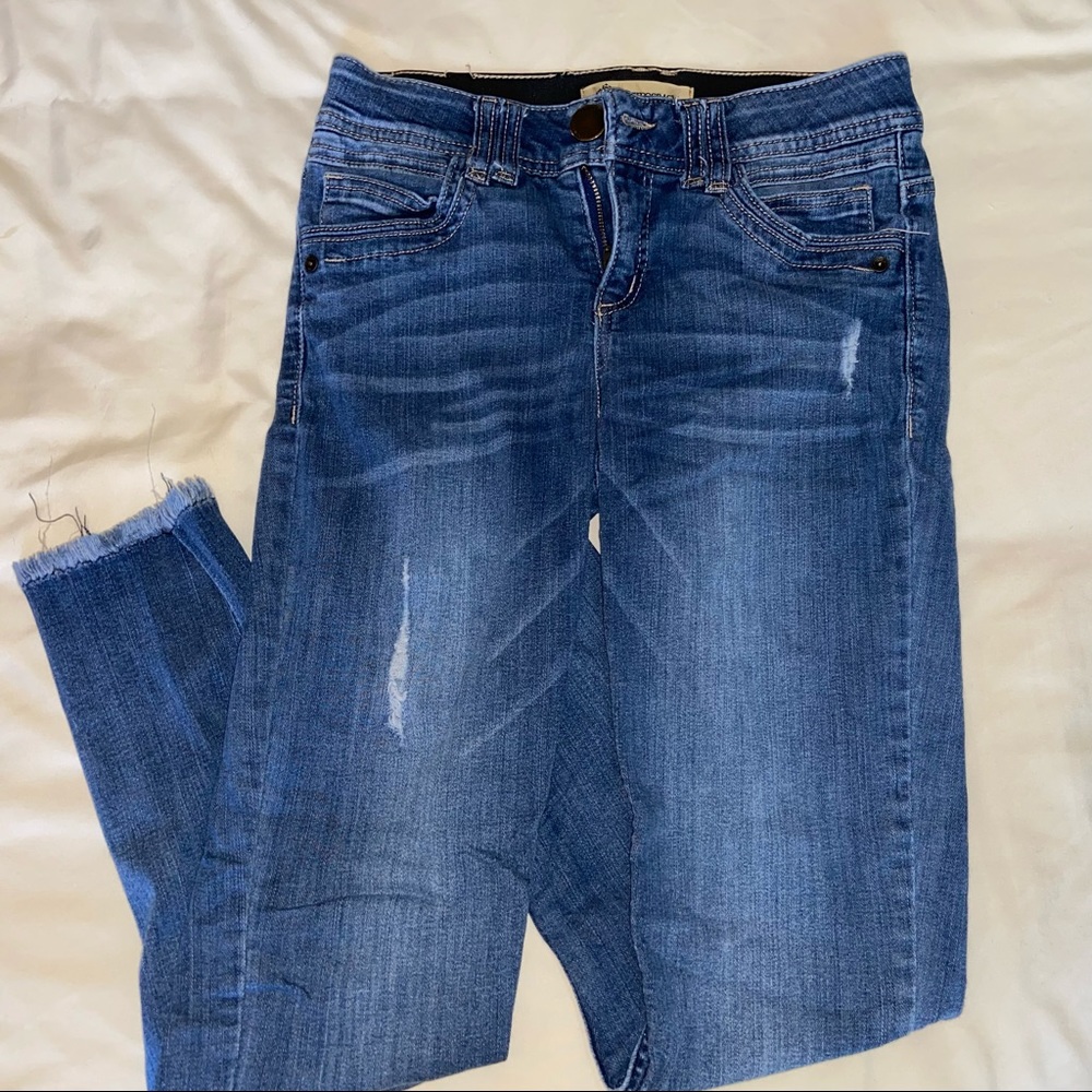 Democracy medium-wash skinny jeans